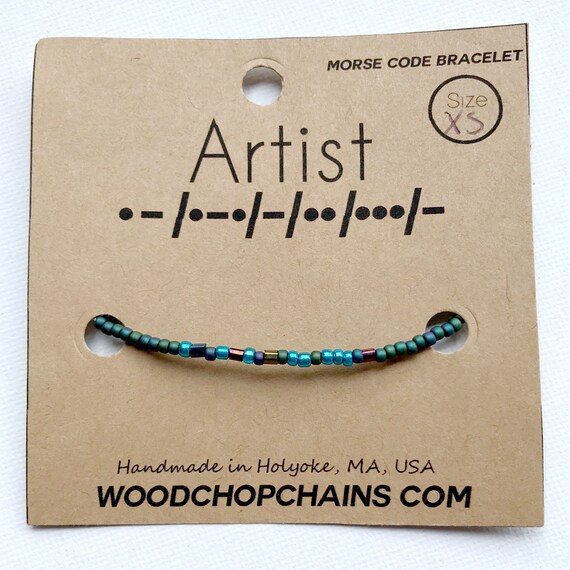 morse code bracelets etsy
