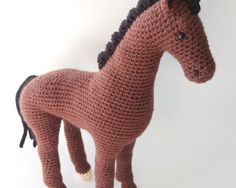 Horse Stuffed Animal - Crochet pony toy - Customizable - horse pet - pretend play - your horse in crochet - Amigurumi
