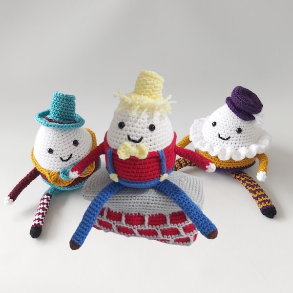 Humpty Dumpty Stuffed Animal - Plushie - Nursery Rhyme Characters - Fairy Tale Toys