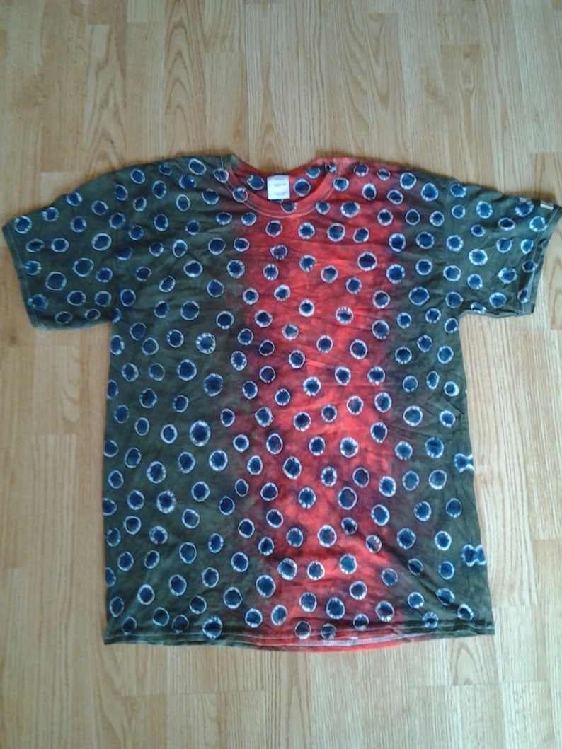 Handmade Rainbow Trout Tiedye Etsy