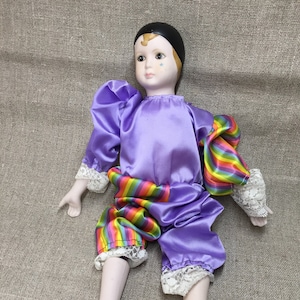 Vintage clown doll H11&quot;/ 28cm