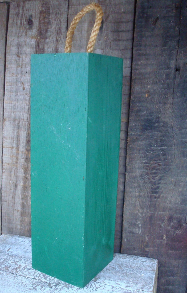 Vintage Wooden Wine Bottle Box Vintage Hand Painted Wine Etsy