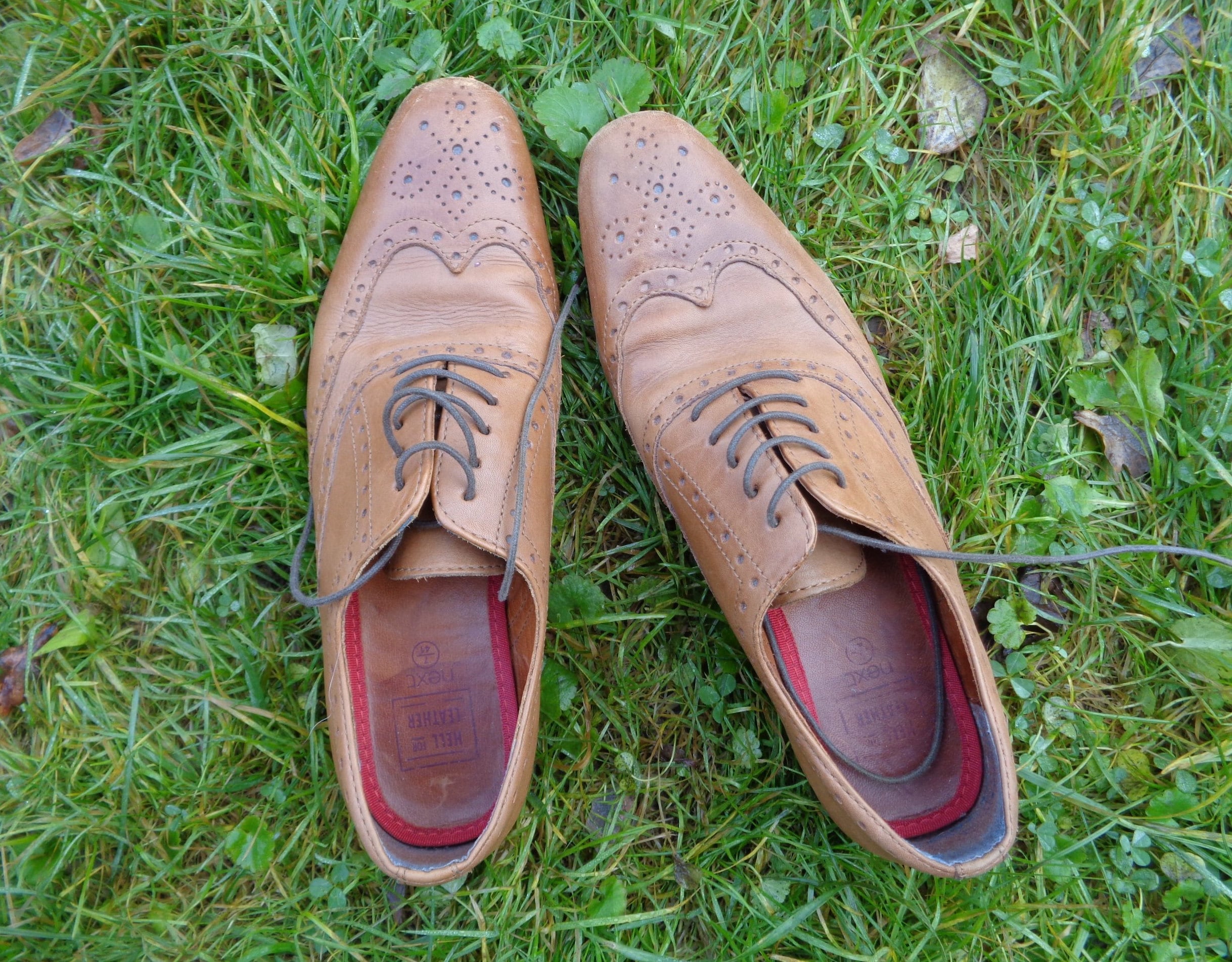 Vintage Leather Shoes NEXT Hell for Leather Men s Shoes Light Brown Oxford Shoes Narrow Tie Shoes Size 41 7 Made in India Hipster Shoes Etsy