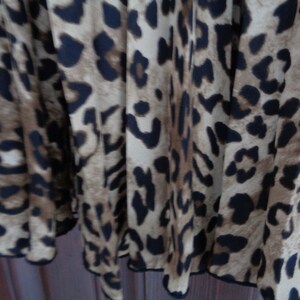 Vintage Leopard print pleated skirt size M/L image 4