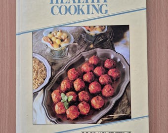 British vintage hardcover cookbook "Slim and Healty cooking" 1985 London