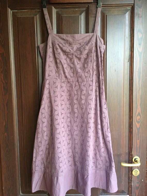 open lace back dress RICHARD TYLER Size 10 Purple Silk Taffeta Gathered Rosette Gown  Sui  Generis Designer Consignment