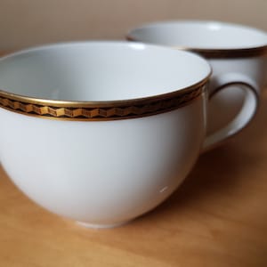 Hutschenreuther Selb Bavaria Germany LHS fine porcelain demitasses; Two small coffee cups JUWEL volume 100ml