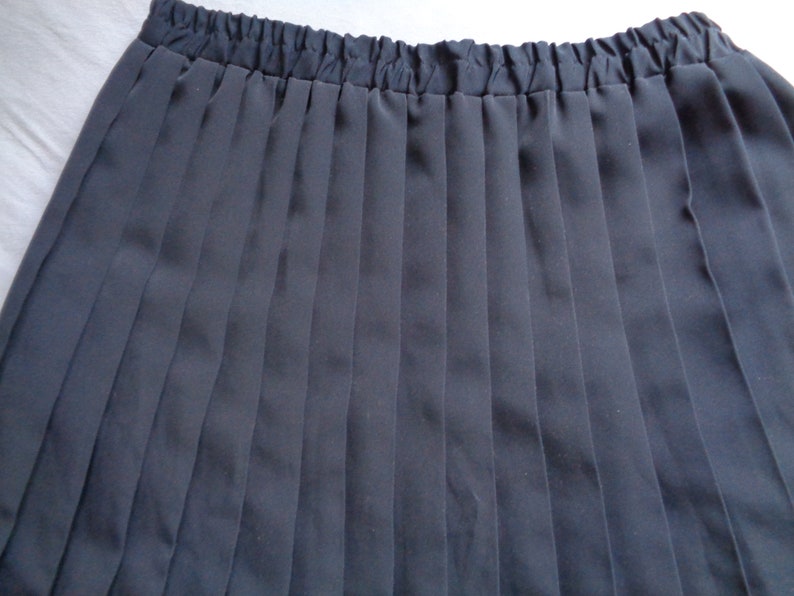 Dorothy Perkins Vintage Skirt Made in UK Navy Blue Pleated - Etsy