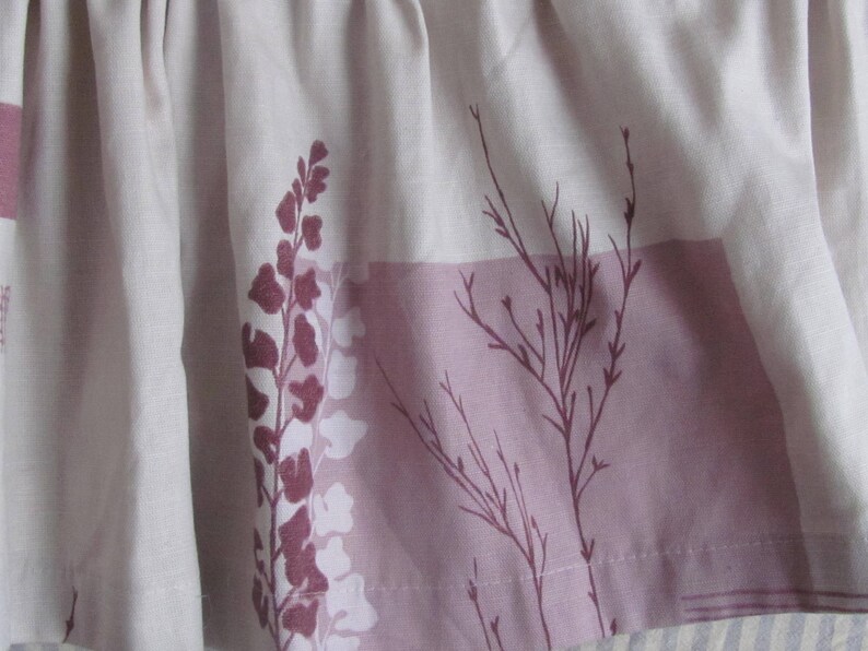 Vintage Curtain Valance Extra Wide Valance H14x Etsy