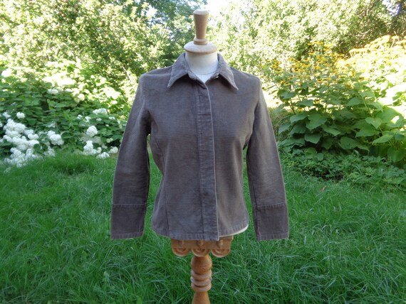 Ivana Helsinki vintage jacket size XS/ C36; Taupe… - image 6