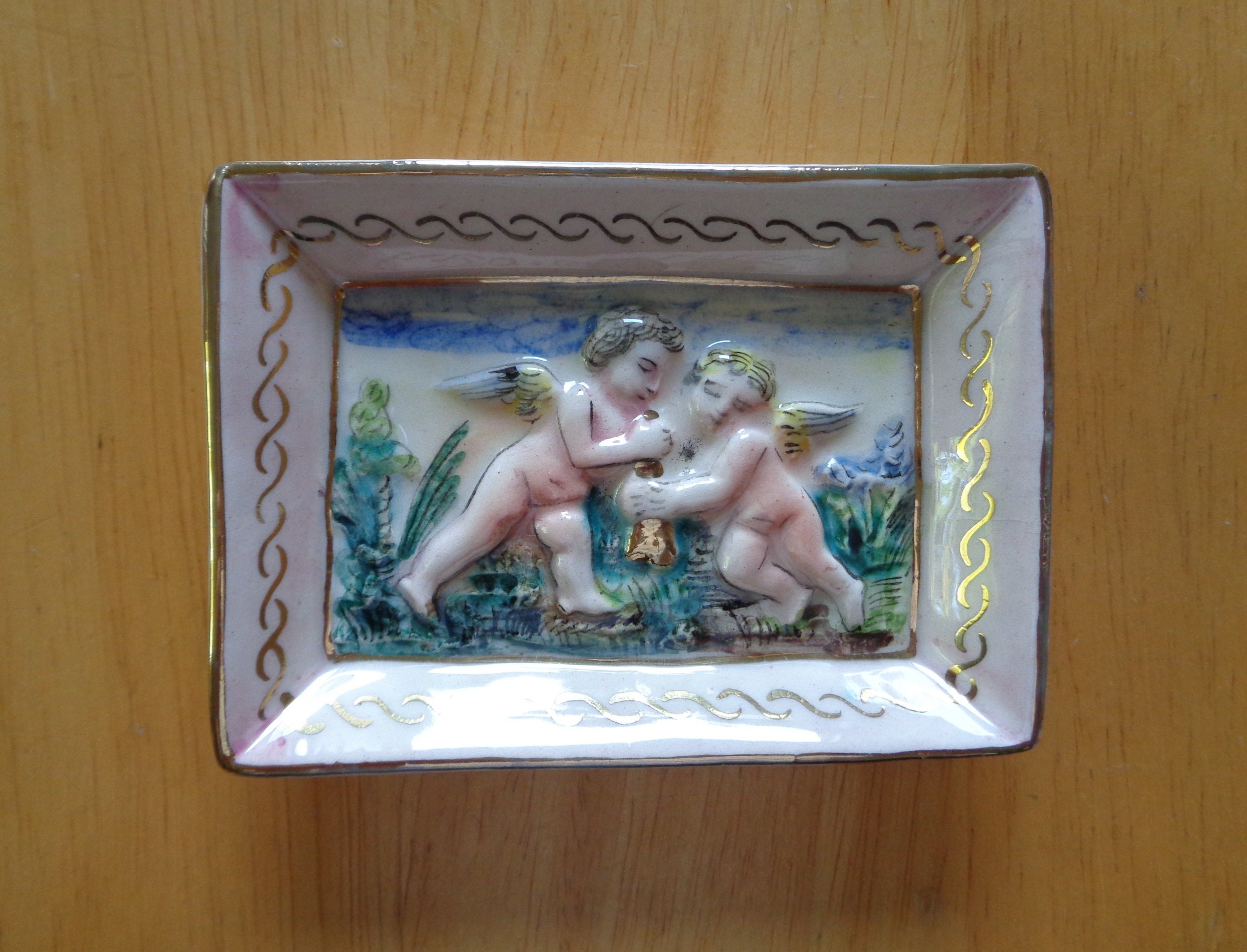Italy vintage porcelain angel - Etsy 日本