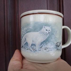 Vintage Arctic Cat White Ceramic Mug Vintage Arctic Cat White Ceramic Mug