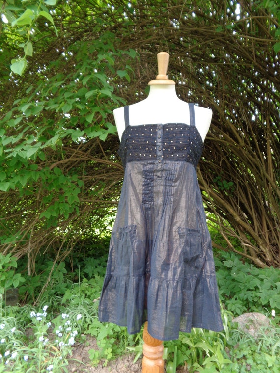Vintage Dress size UK8; River Island Cotton Dress… - image 3