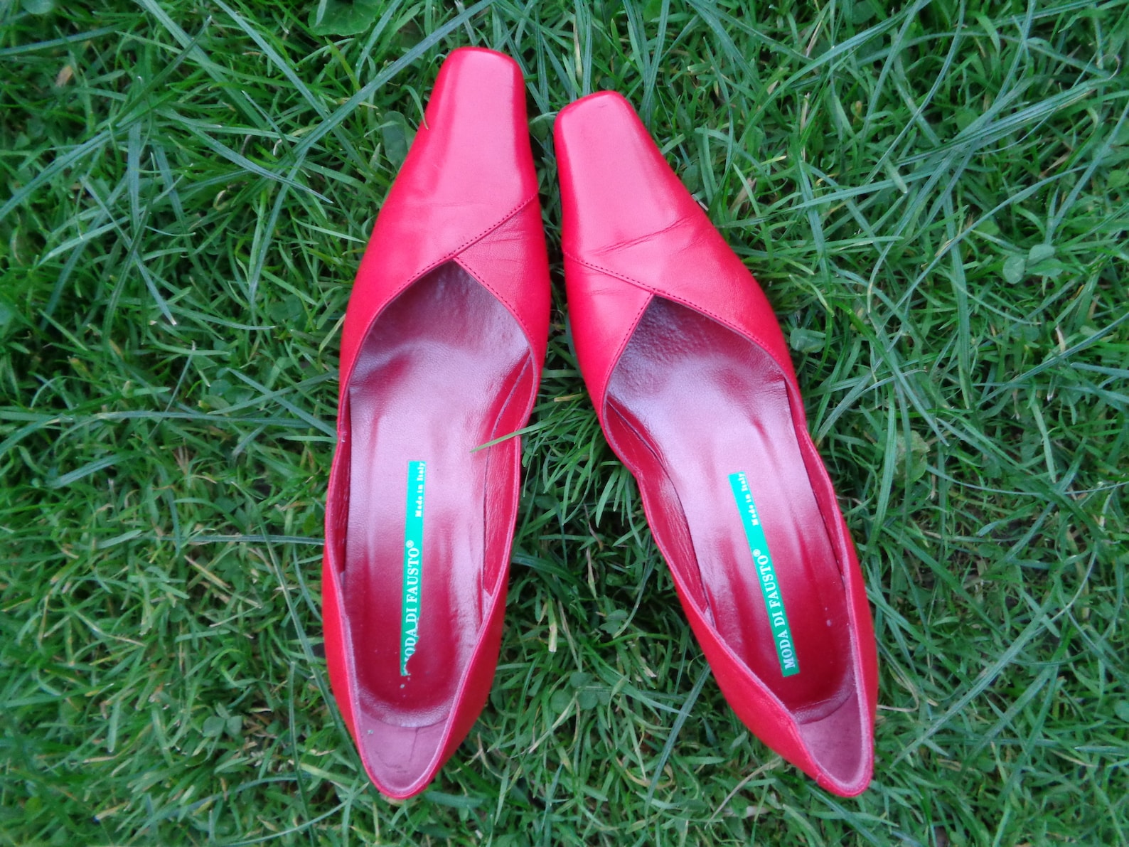 Italian Vintage Shoes Real Leather Shoes Made in Italy Vivid Etsy Canada