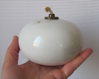 Schwedische Vintage Steinzeug Högan Keramikäs Öllampe