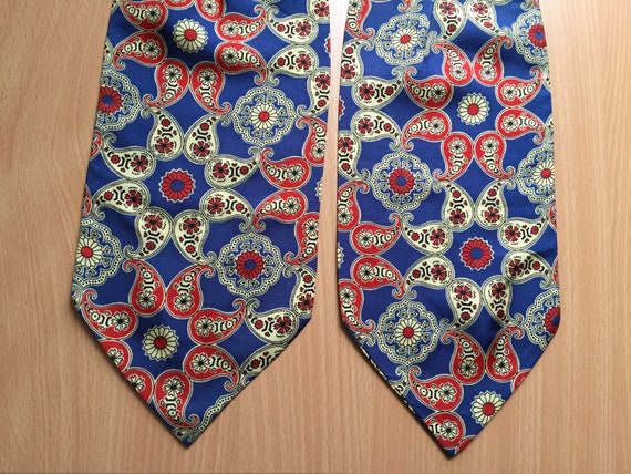 Celanese Cravat scarf with Paisley Print from Dic… - image 5
