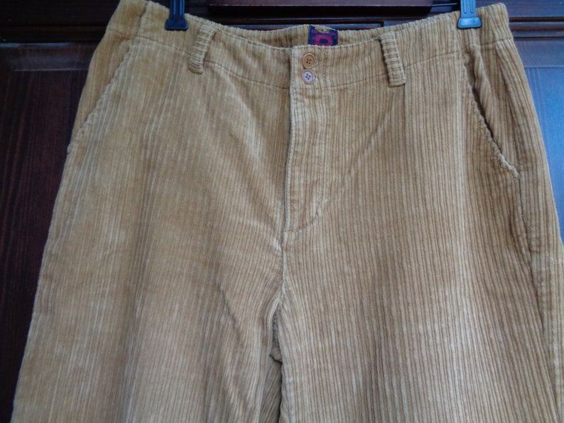 Vintage Pants Size L 100% Cotton Corduroy Pants Beige - Etsy