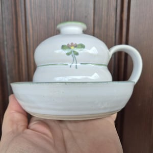 Signed Lisselby Keramik Mora candlestick holder or vase