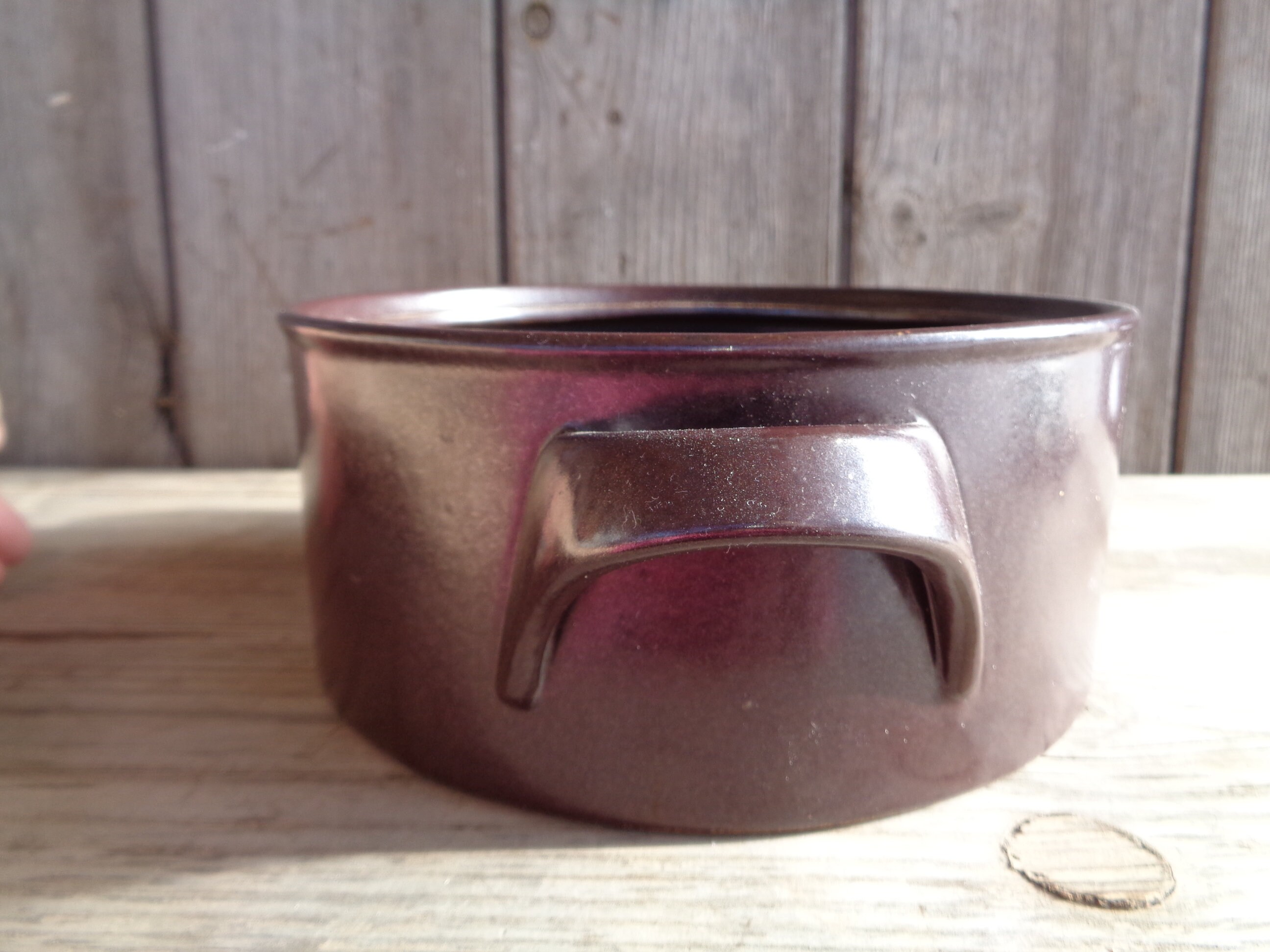 Swedish Vintage Terma Flameldfast Gustavsberg Pot; Fireproof