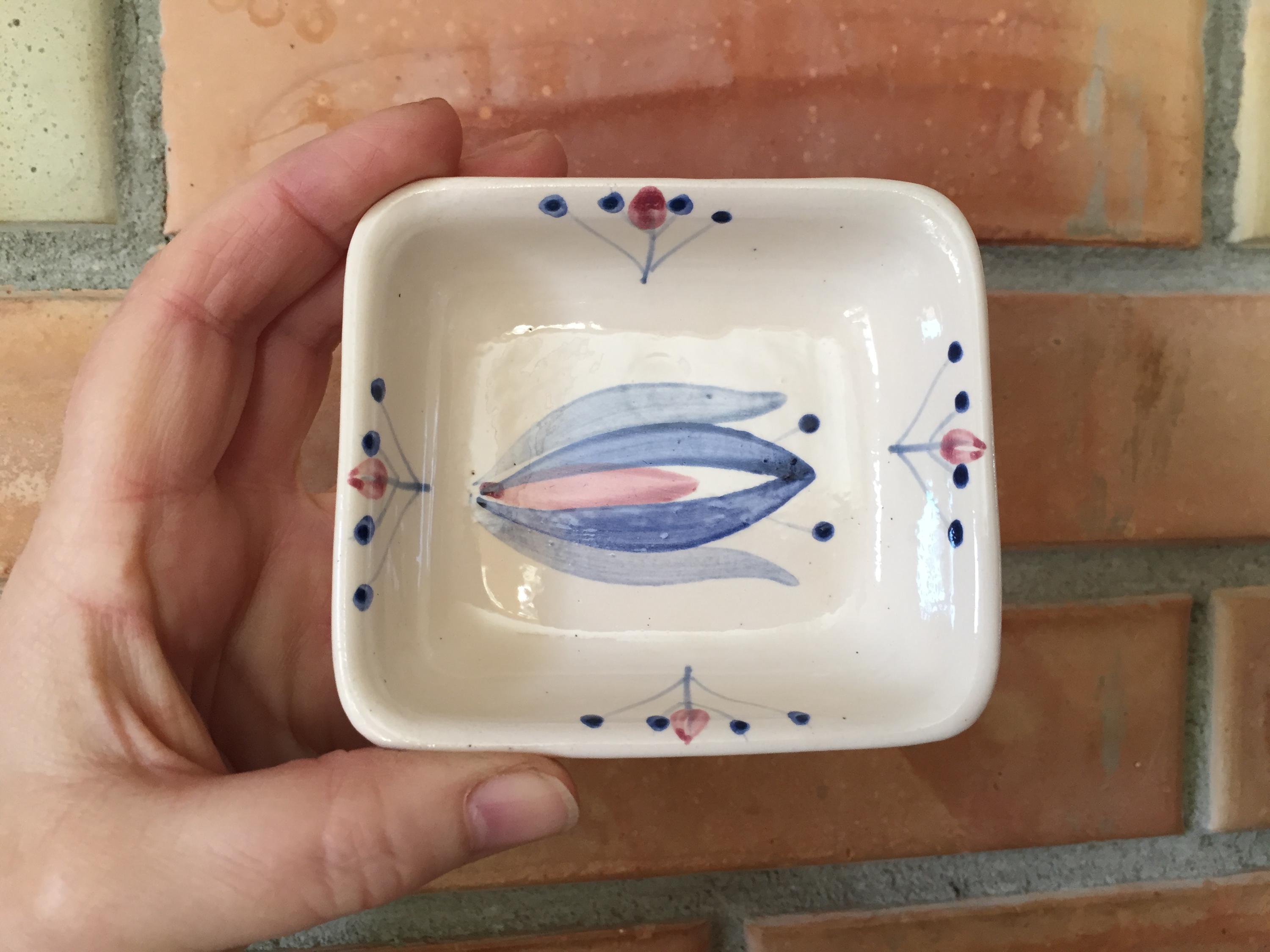 Vintage JIE Gantofta Sweden MINI Bowl With Hand Painted Pattern - Etsy