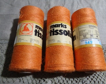 Gustaf Werner AB Sweden MARKS Tissolin 100% Linen threads; flax thread ONE Bobbin 250g