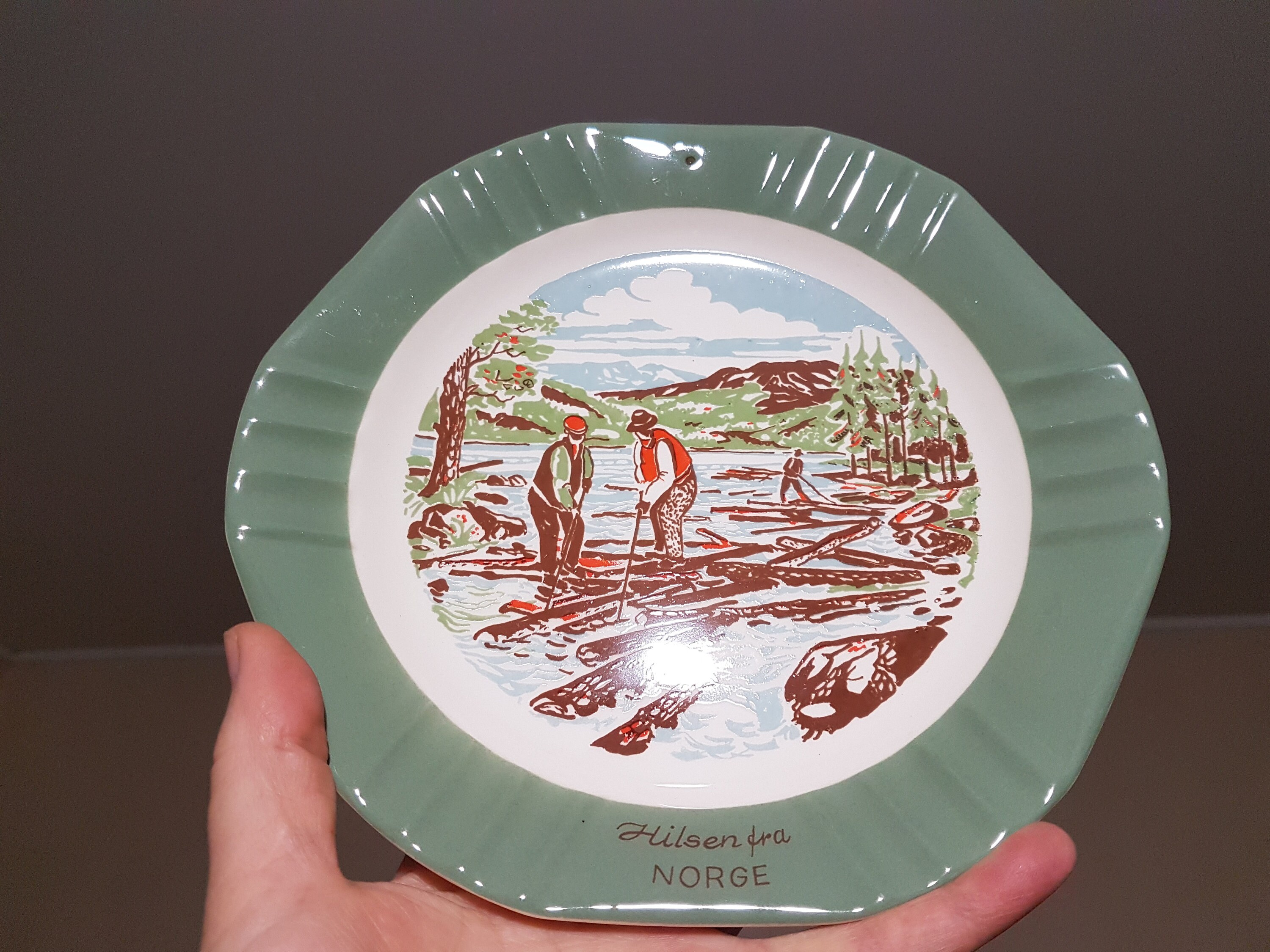 Figgjo Flint Norway Souvenir Wall Plate 