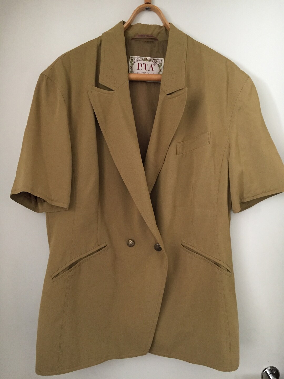 激安アウトレット通販 レディース Vintage 80s PTA US L, Size Finland in Made Blazer Prodotti ジャケット・アウター