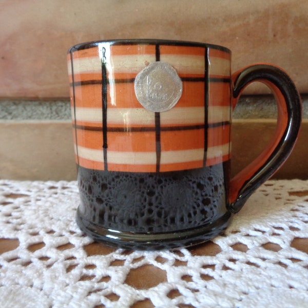 Swedish Vintage Pottery BO Fajans GEFLE 120ml Coffee Cup