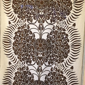 Mid-Century vintage curtain with W50&quot;x H80&quot;