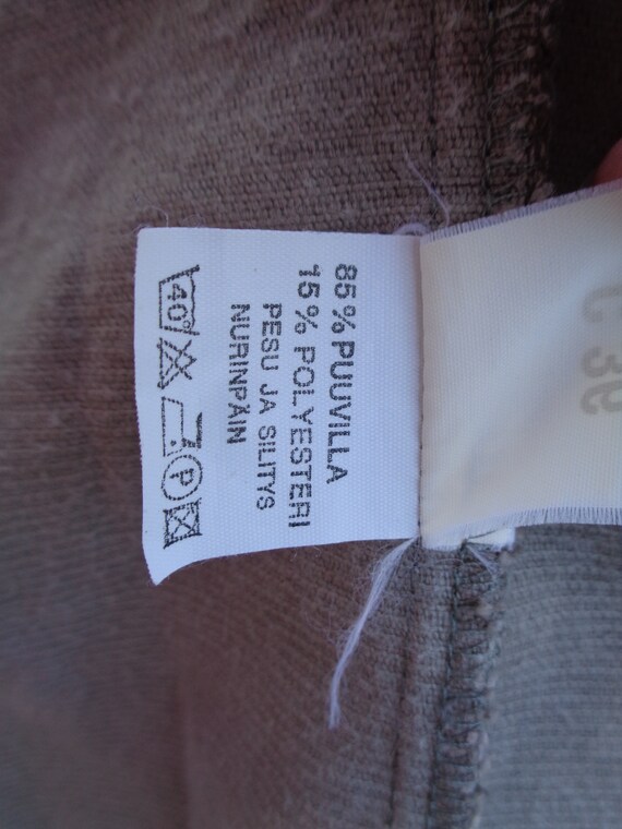 Ivana Helsinki vintage jacket size XS/ C36; Taupe… - image 9
