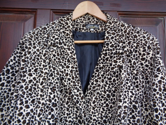 Leopard print ladies clearance jacket