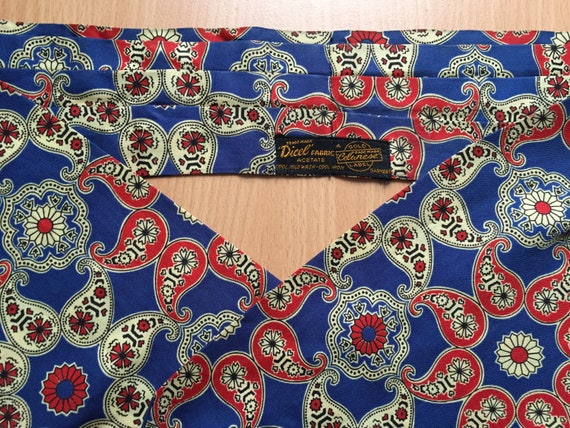 Celanese Cravat scarf with Paisley Print from Dic… - image 2