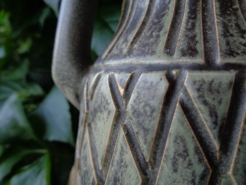 Johgus Bornholm Keramik Danish Vintage Studio Pottery Pitcher Etsy