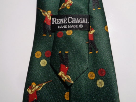 Unused Vintage Necktie; Rene Chagal Hand Made Nec… - image 6