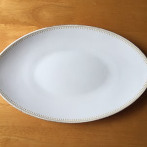 LARGE Antique Porcelain Dish, Rörstrand oval serving platter