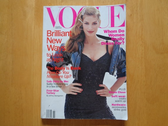 Collectible Vogue Magazine November 1994; 388 Pages - Etsy Denmark