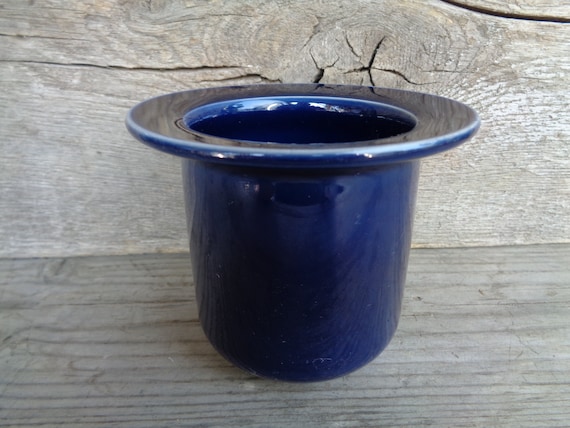Swedish vintage pottery Höganäs Keramik Stoneware jar H3" Apoteket HOGANAS Stengods Sweden Blue Pharmacy Jar
