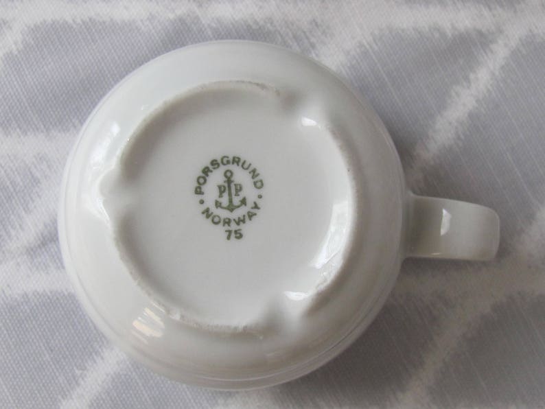 Set of 2 Coffee Cups Norwegian Vintage Cups PORSGRUND Etsy