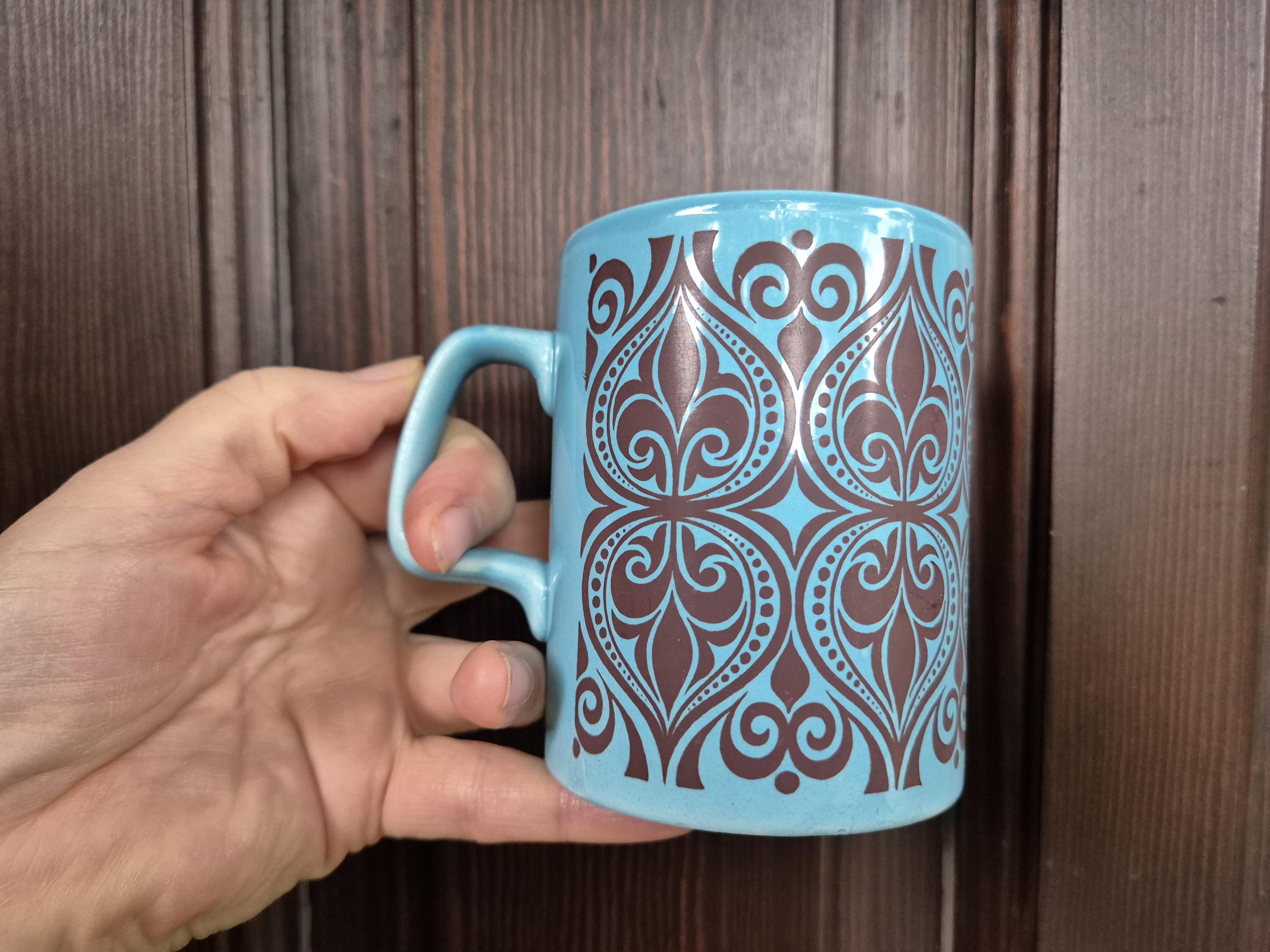 Vintage cornishware mug - Etsy 日本