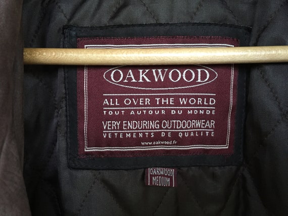 Classic Outdoor OAKWOOD Brown Leather Jacket size… - image 4