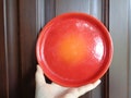 Vintage enameled cast iron dish HUSQVARNA Typ U 4 cookware plate dia 8