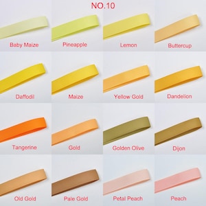 Nastro grosgrain scegli tra 196 colori 14 larghezze 100 iarde 3/8" nastro grosgrain all'ingrosso grosgrain in nastro grosgrain dorato fatto a mano