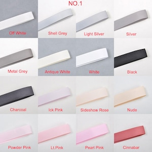 wholesale Ruban gros-grain de couleur unie 100 mètres 5/8" ruban gros-grain blanc noir gris, gros-grain fait main