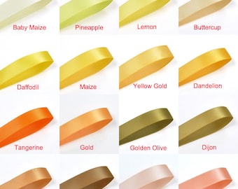 196 colors 14 widths Satin Ribbon to choose for Craft Wedding Decorative satin Ribbon gift ribbon 100 yards 1-1/2" double face satin ribbon