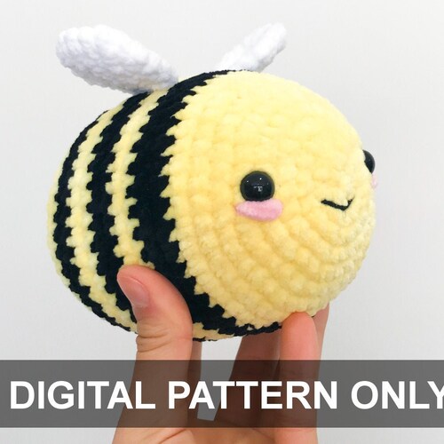 Three  very cute crochet bees little gift idea Door/dresser/wall  hanger 