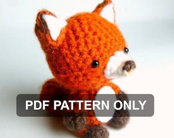 Crochet Fox Pattern | Crochet Animal Crochet Fox Plush | Fox Crochet Animal | Amigurumi Fox | Plush Fox Stuffed Animal Cute Crochet Pattern