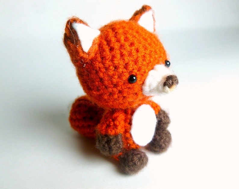 Crochet Fox Pattern Crochet Animal Crochet Fox Plush Fox Crochet Animal Amigurumi Fox Plush Fox Stuffed Animal Cute Crochet Pattern image 3