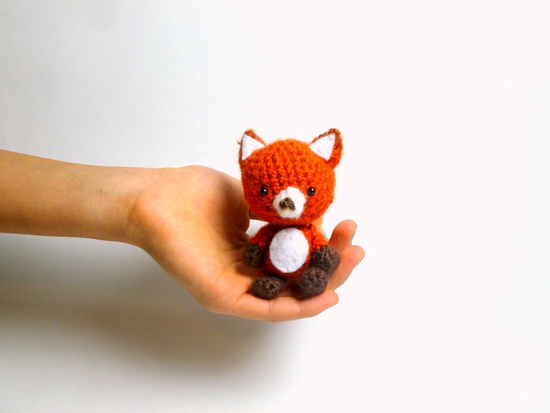 Crochet Fox Pattern Crochet Animal Crochet Fox Plush Fox Crochet Animal Amigurumi Fox Plush Fox Stuffed Animal Cute Crochet Pattern image 5