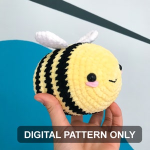 DIGITAL Crochet Bee Pattern Only Crochet Cute Bee Plush Pattern Crochet Pattern Bee Cute Crochet Pattern Amigurumi Bee Pattern image 4