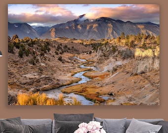 Hot Springs Creek/Sierra Nevada/Rocky Mountains/Fine Art Photography/Mammoth Lakes /Sm - Extra Large Wall Decor/Metal, Canvas, Paper Prints
